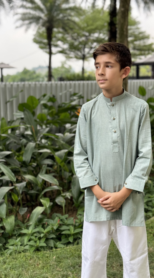 Emir Boys Kurta Set Mint
