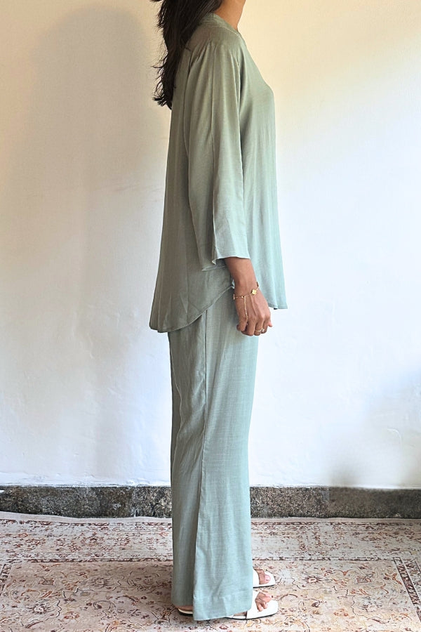 Malisa Co-Ord Set - Sage Green
