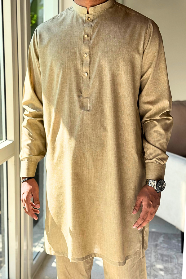Zyan Kurta Pants - Beige