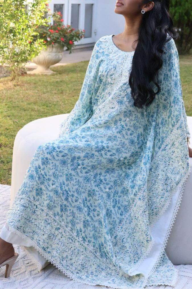 Lara Aari Luxe Printed Kaftan