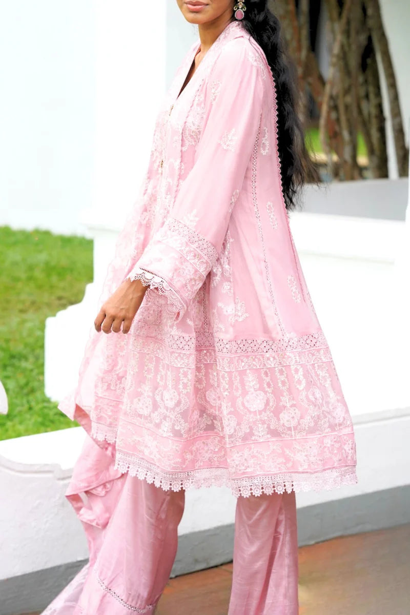 Short Freya 3 Piece Set - Tea Pink