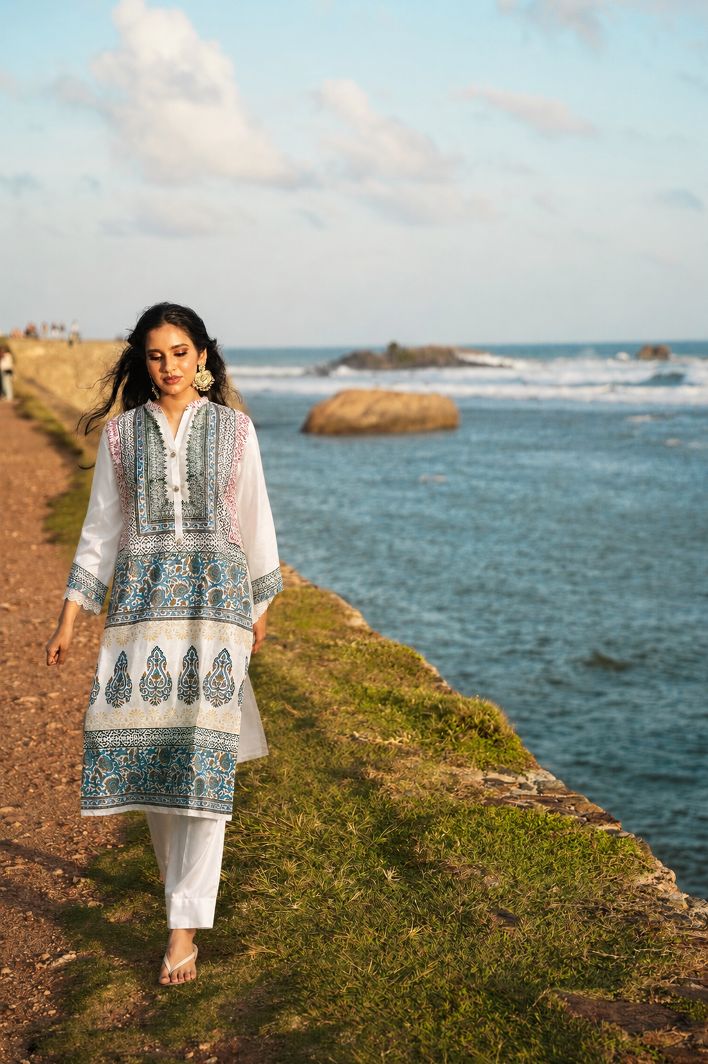 Molly Block Printed Co-ord Set