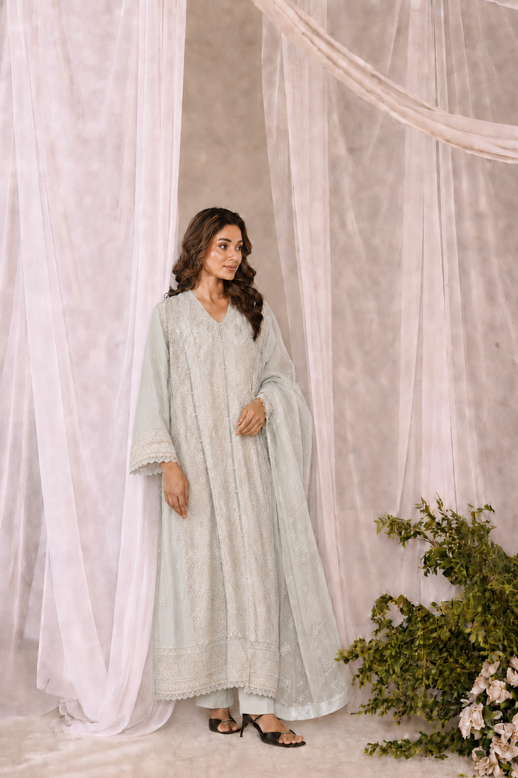 Long Freya 3 Piece Set - Olive