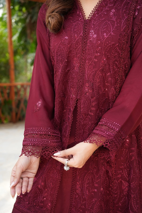 Abeer 3 Piece Set Maroon