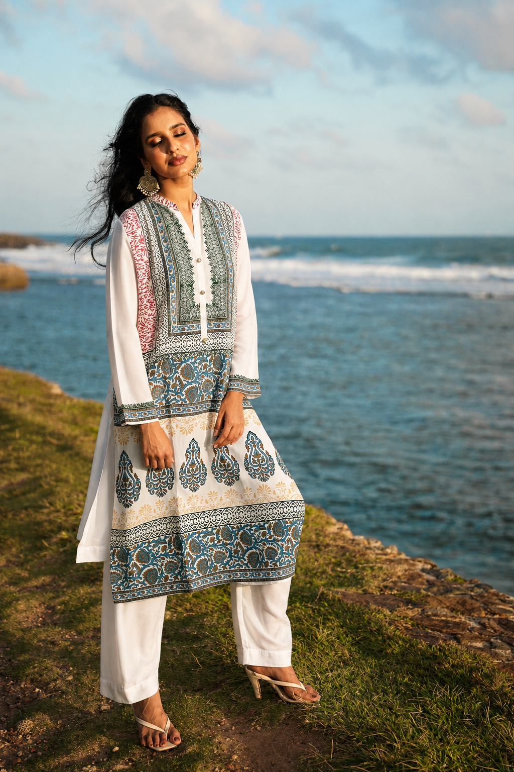 Molly Block Printed Co-ord Set