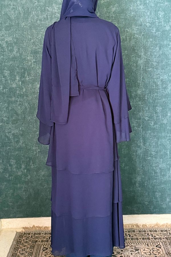 Nargis Abaya Navy Blue