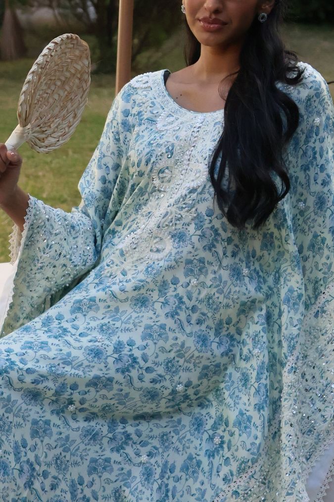 Lara Aari Luxe Printed Kaftan