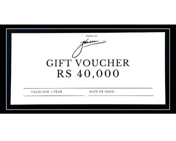Gift Voucher - Rs. 40,000