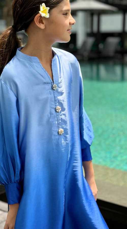 Mila Ombre Girls Set Blue