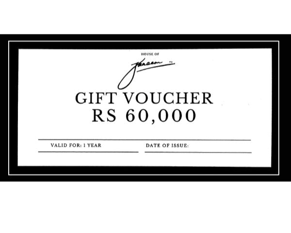 Gift Voucher - Rs. 60,000