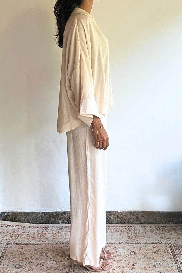 Maira Co-Ord Set - Cream