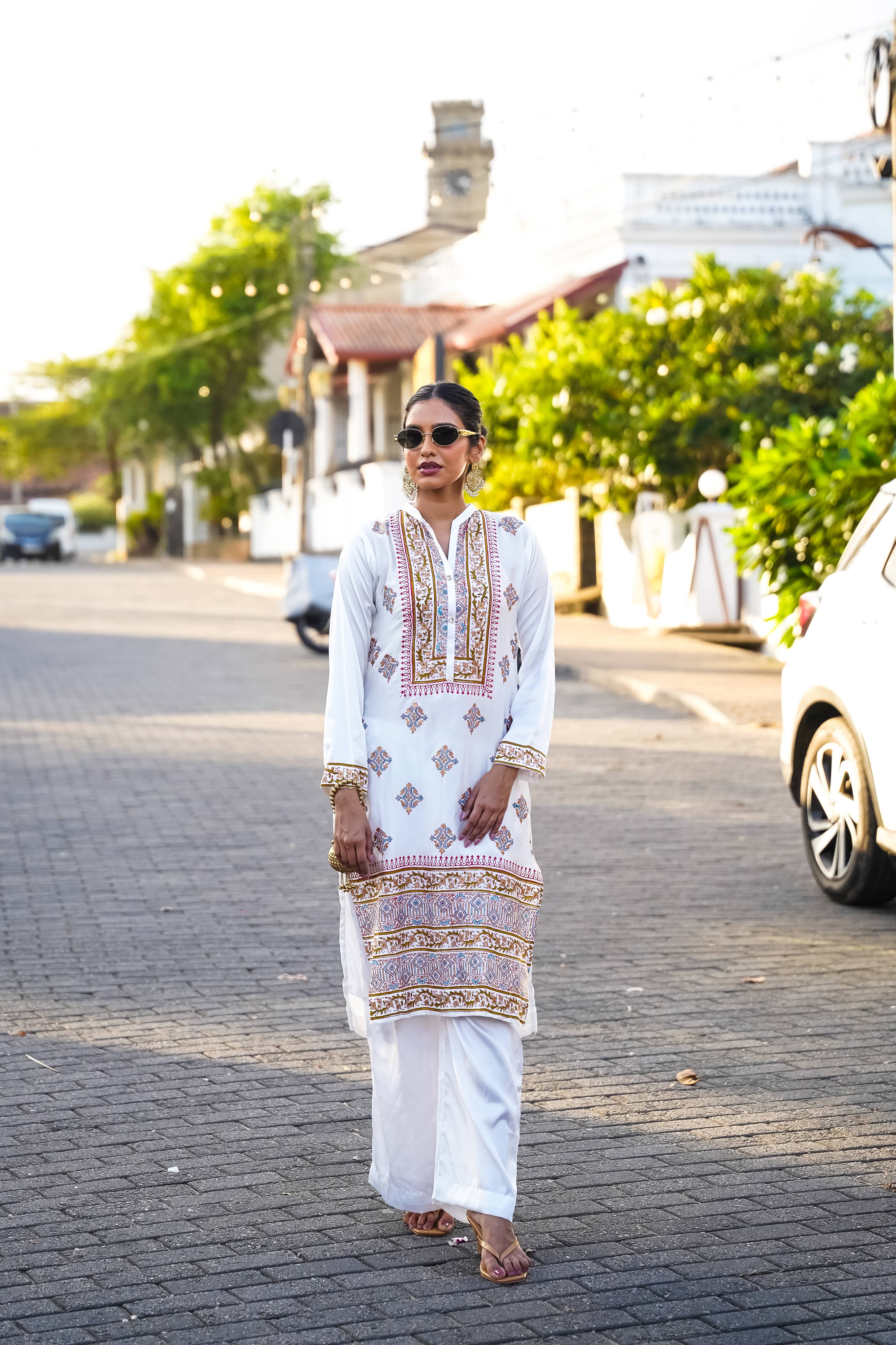 Miley Block Printed Co-ord Set