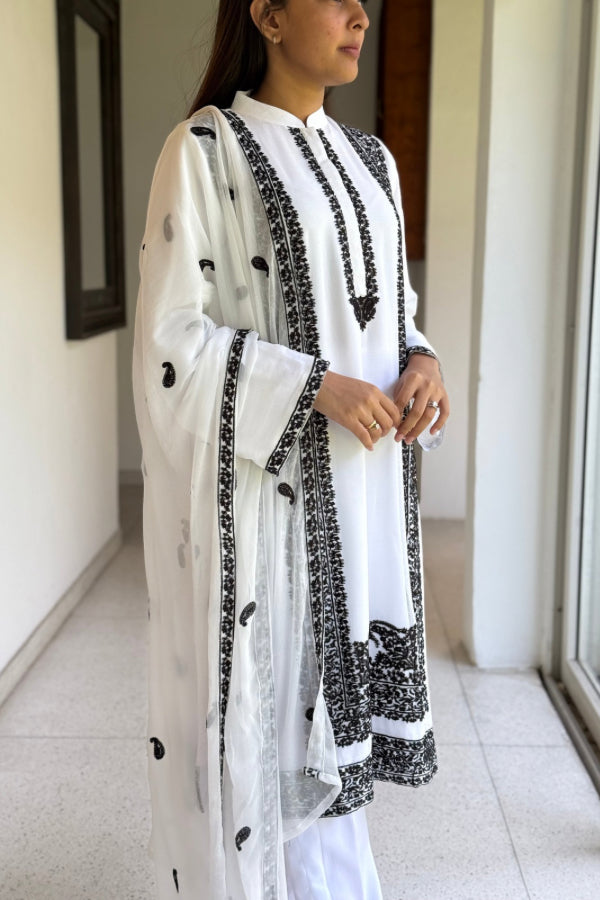 Aftab 3 Piece Set - White