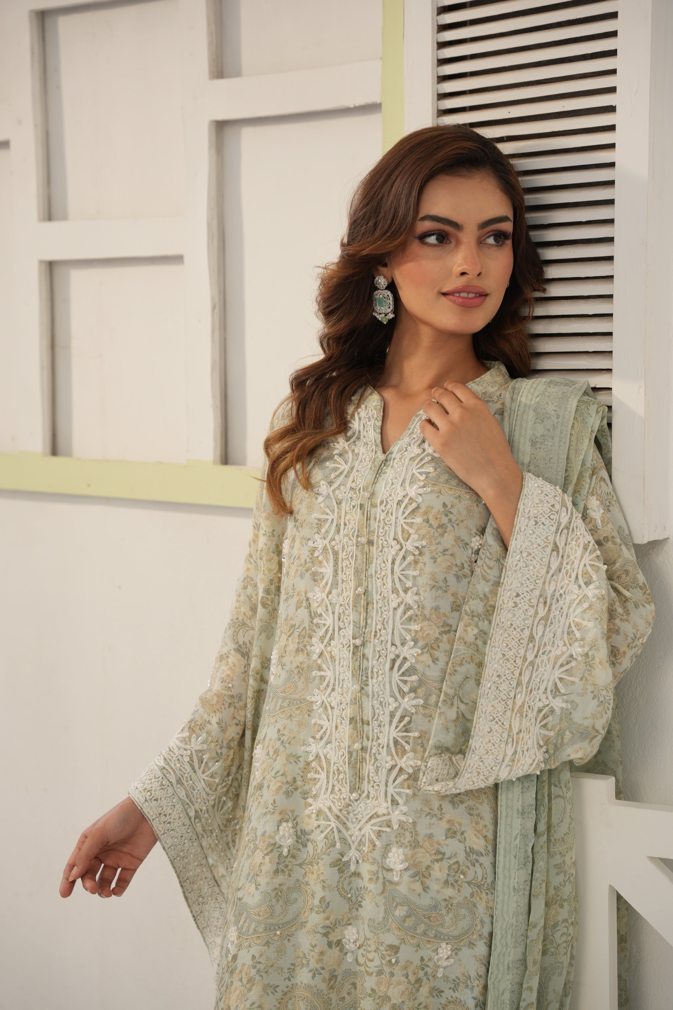 Lyra Luxe Printed 3 Piece Set