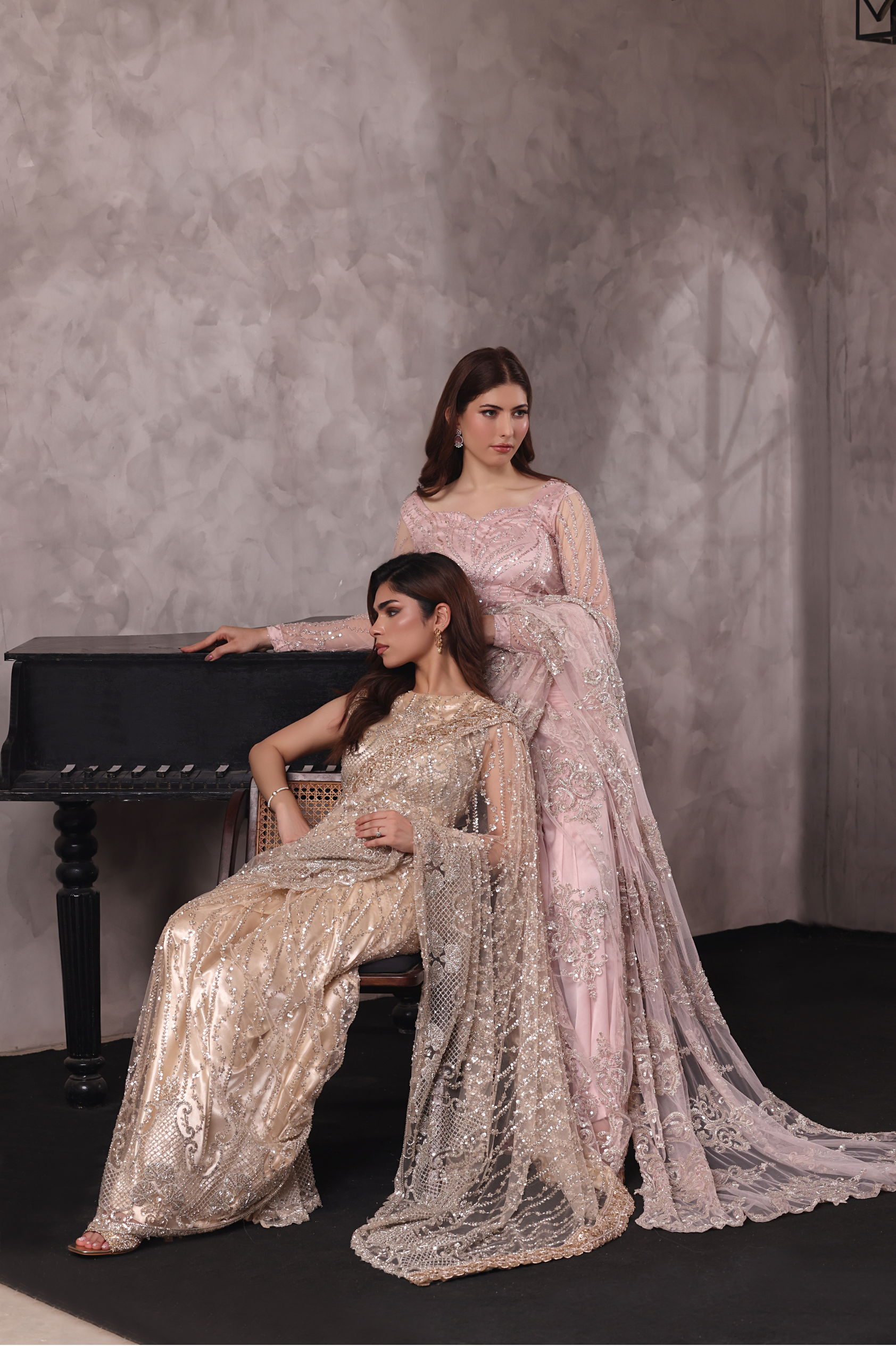 Ameena Saree Pink