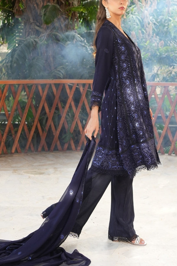 Adiva 3 Piece Set Navy Blue