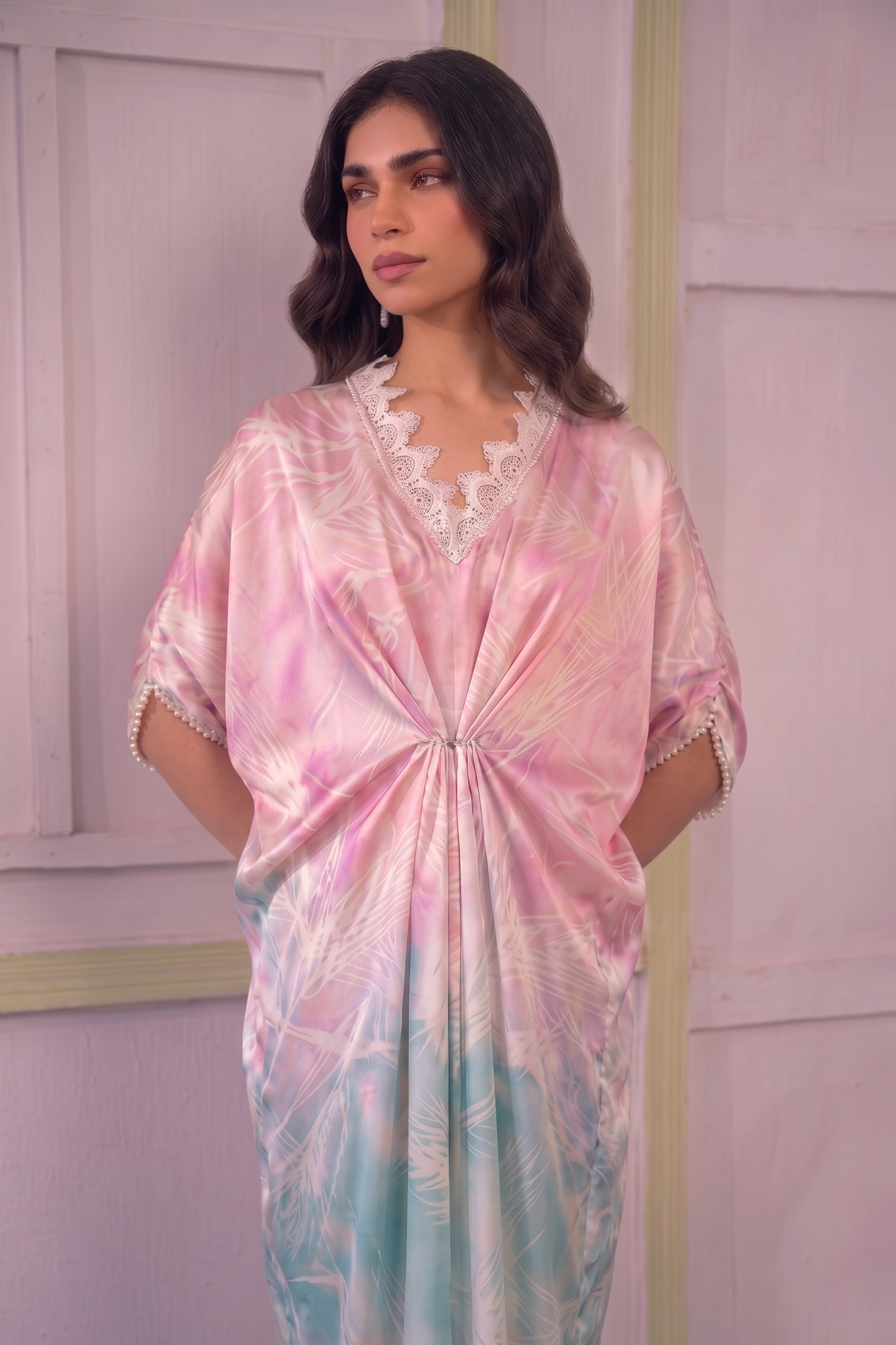 Printed Butterfly Kaftan