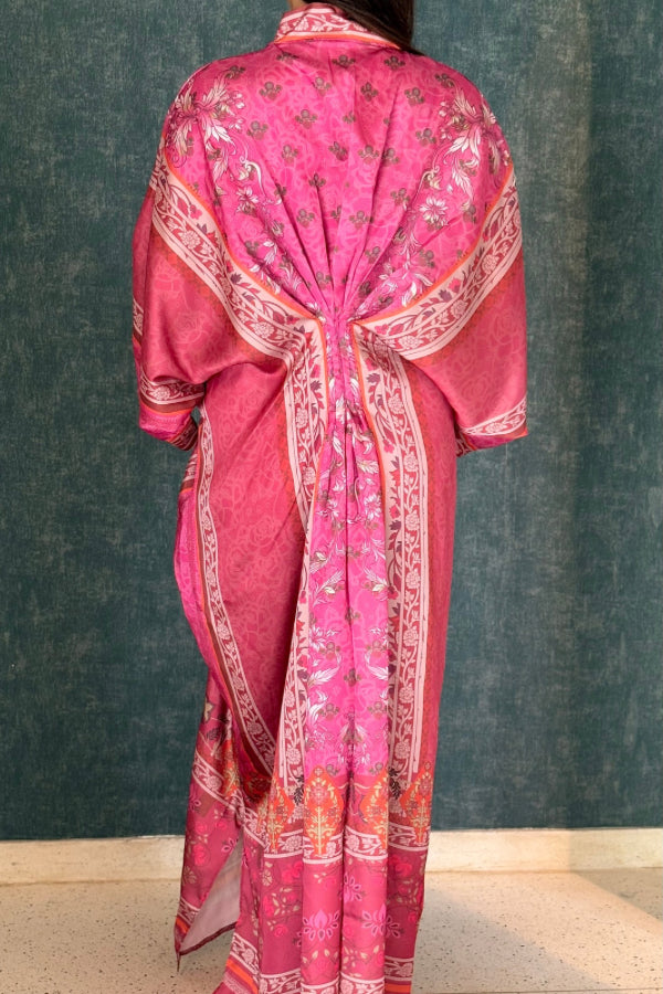 Kiyana Printed Brooch Kaftan