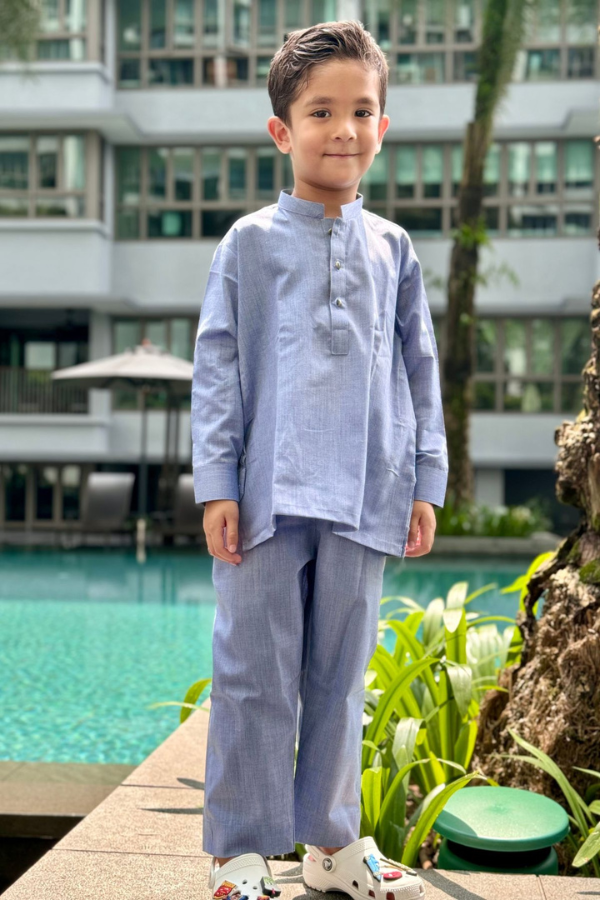 Emir Boys Kurta Set Blue