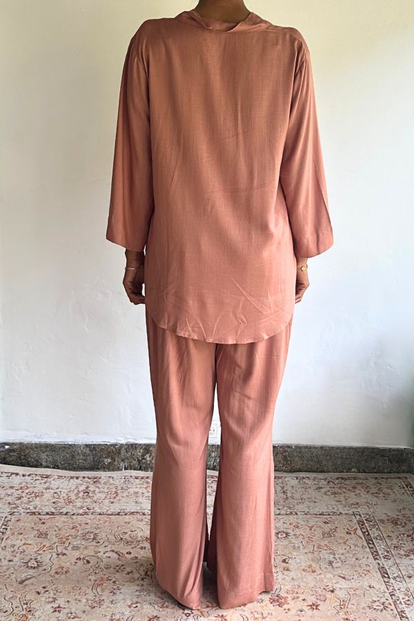 Malisa Co-Ord Set - Tea Pink