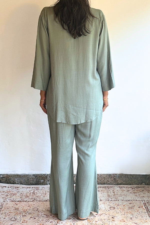 Malisa Co-Ord Set - Sage Green