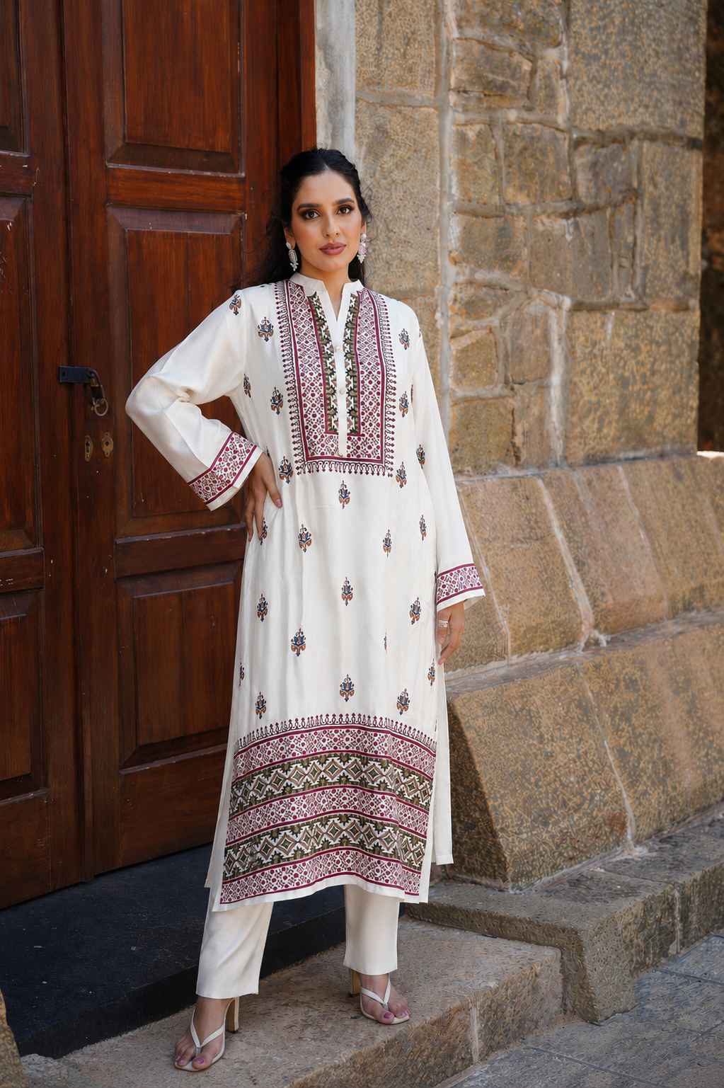 Micah Block Printed Co-ord Set