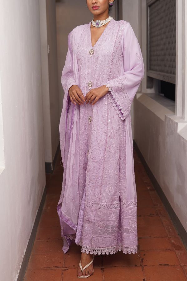Long Freya 3 Piece Set - Lilac