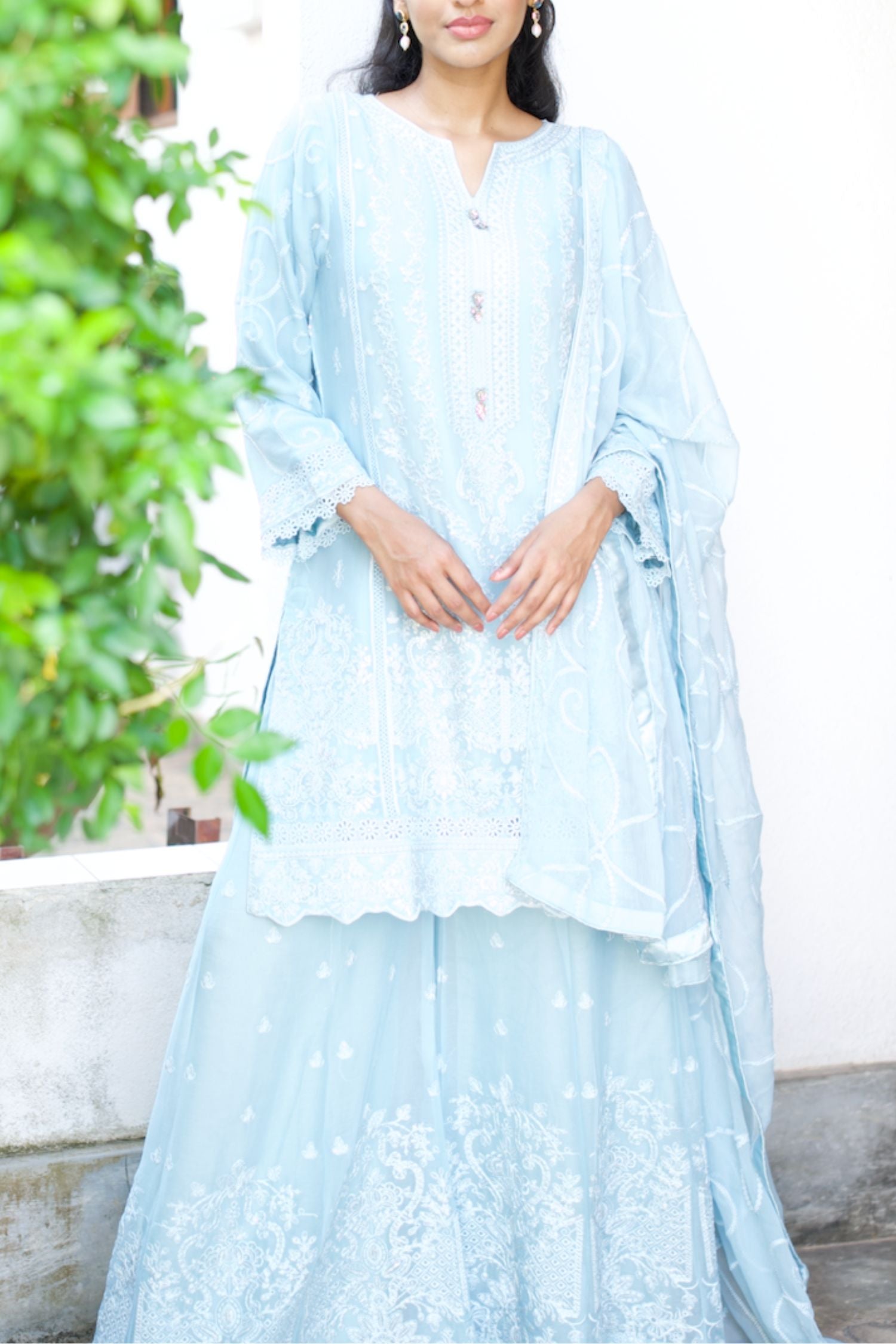 Azaya Palazzo Set Powder Blue