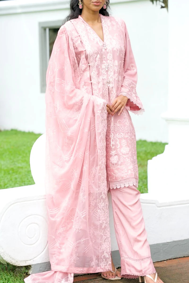 Short Freya 3 Piece Set - Tea Pink