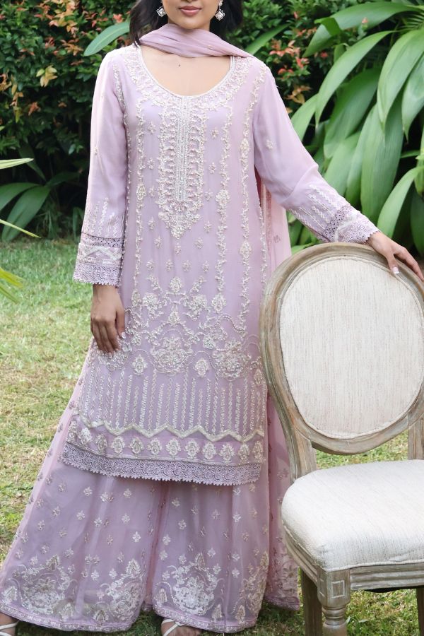 Luanne 3 Piece Set - Pale Mauve