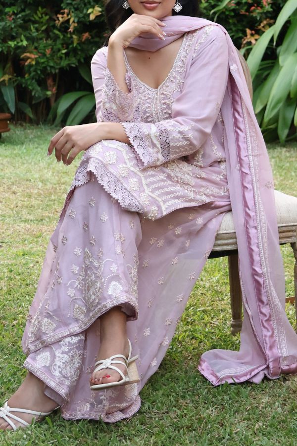 Luanne 3 Piece Set - Pale Mauve