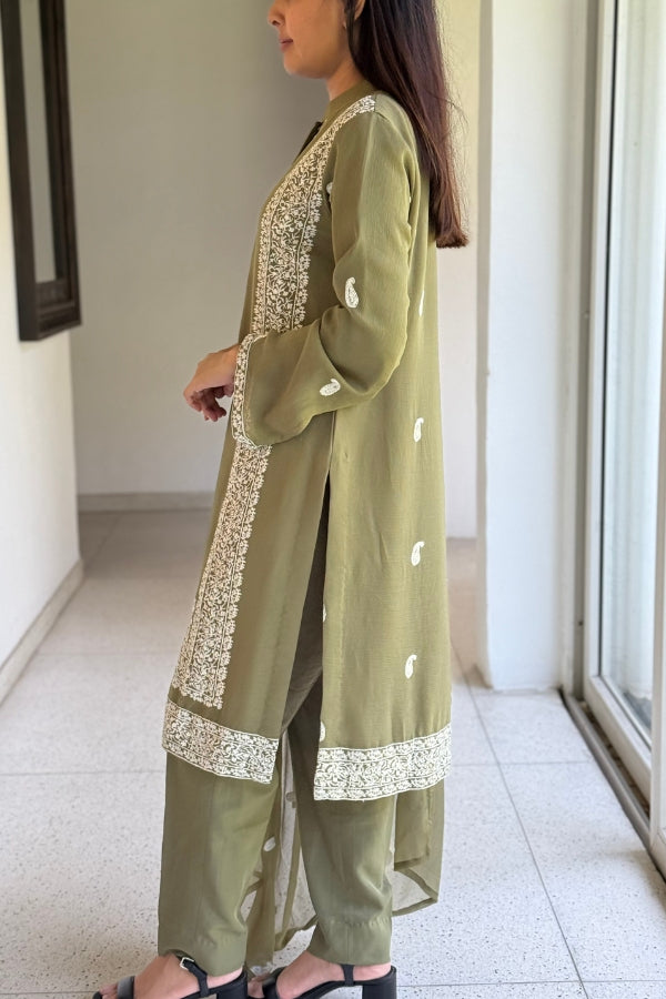 Aftab 3 Piece Set - Olive