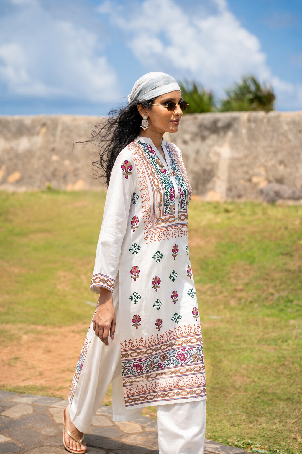 Myra Block Printed Co-ord Set