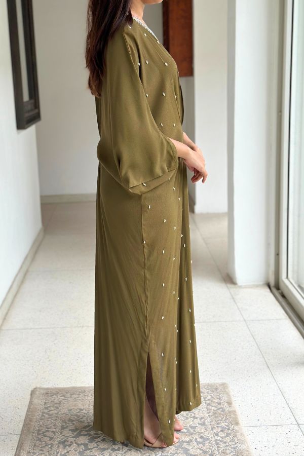 Kaya Kaftan Olive Green