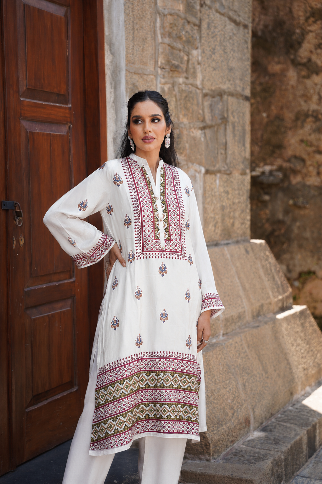 Micah Block Printed Co-ord Set