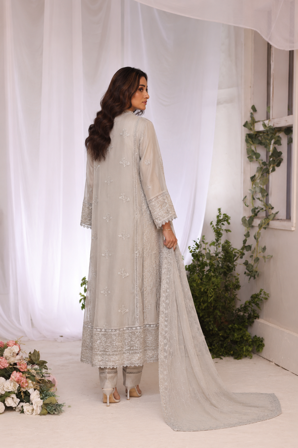 Long Freya 3 Piece Set - Grey