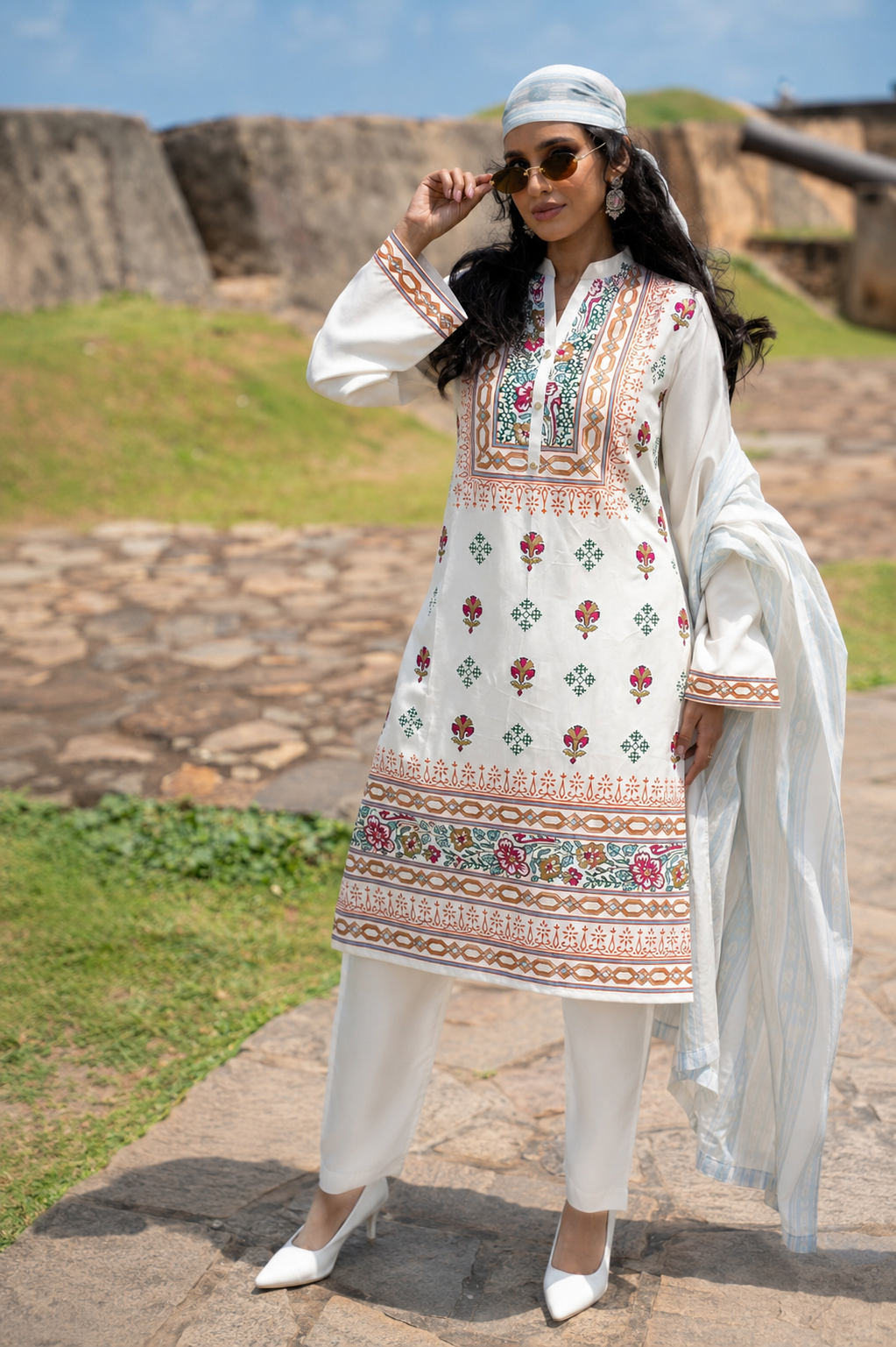 Myra Block Printed Co-ord Set