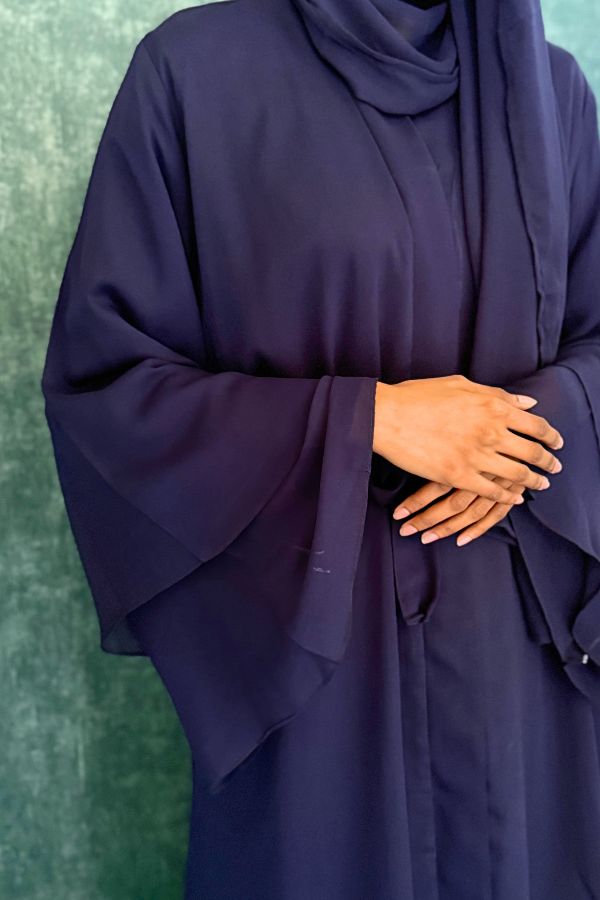 Nargis Abaya Navy Blue