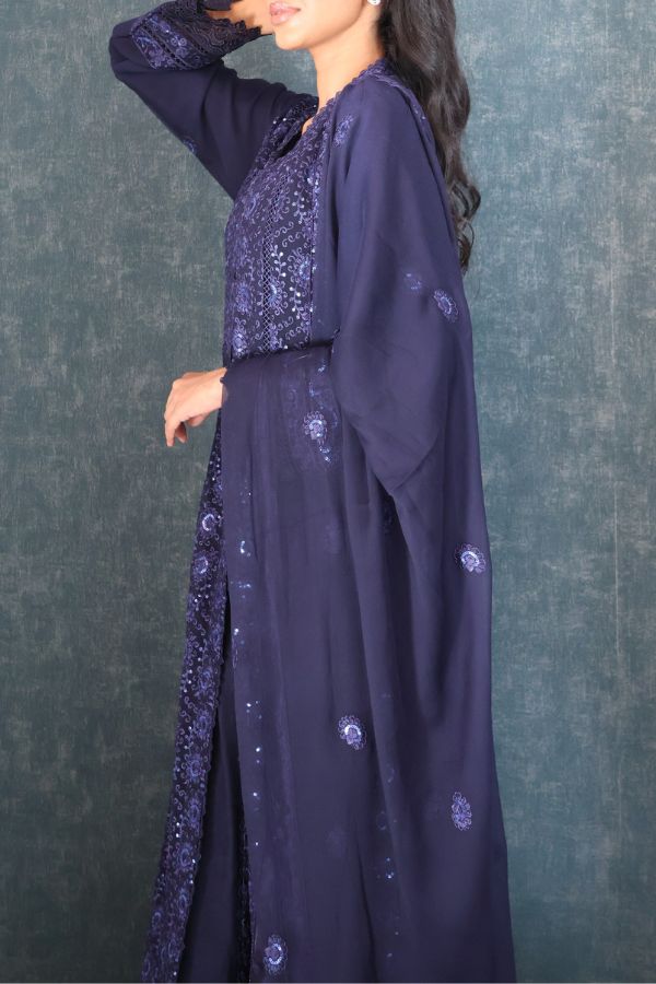Long Freya 3 Piece Set - Navy Blue