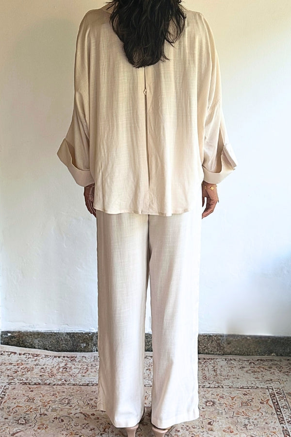 Maira Co-Ord Set - Cream