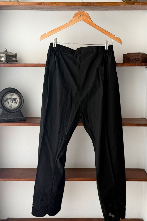 Floral Scallop Pants