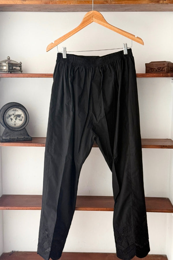 Floral Scallop Pants