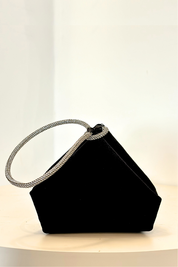 Black Velvet Pouch