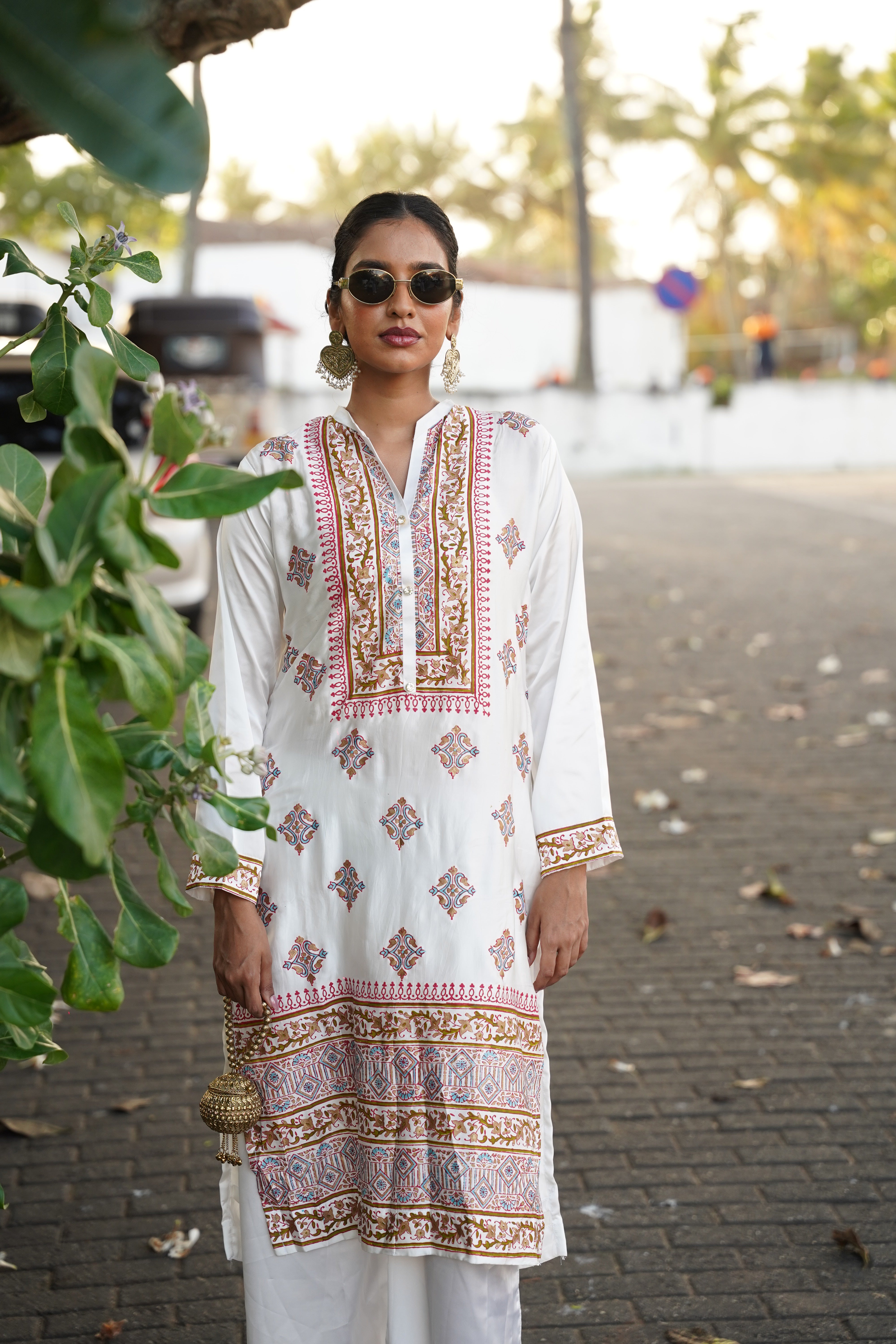 Miley Block Printed Co-ord Set