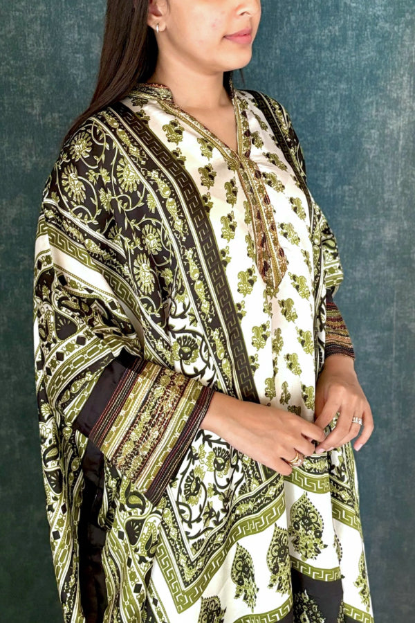Khayal Printed Kaftan