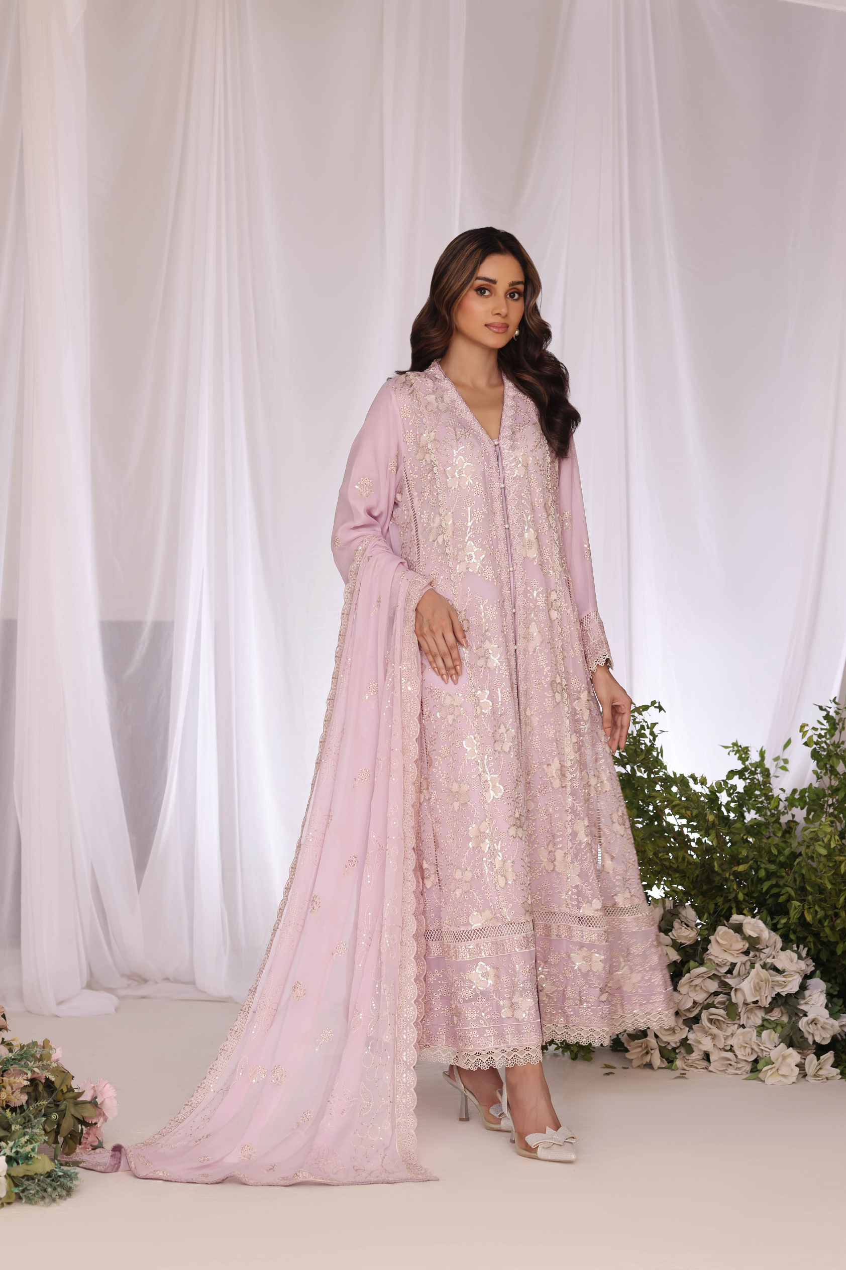 Long Freya 3 Piece Set - Lilac