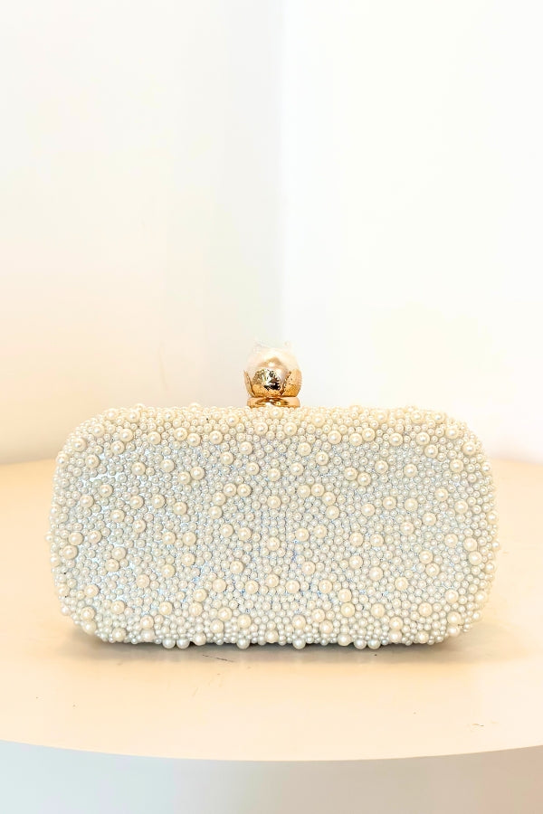 Pearl Clutch - Dull Gold