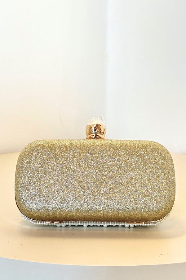 Pearl Clutch - Dull Gold