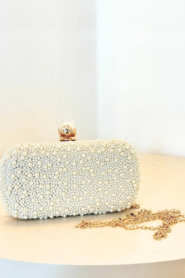 Pearl Clutch - Dull Gold