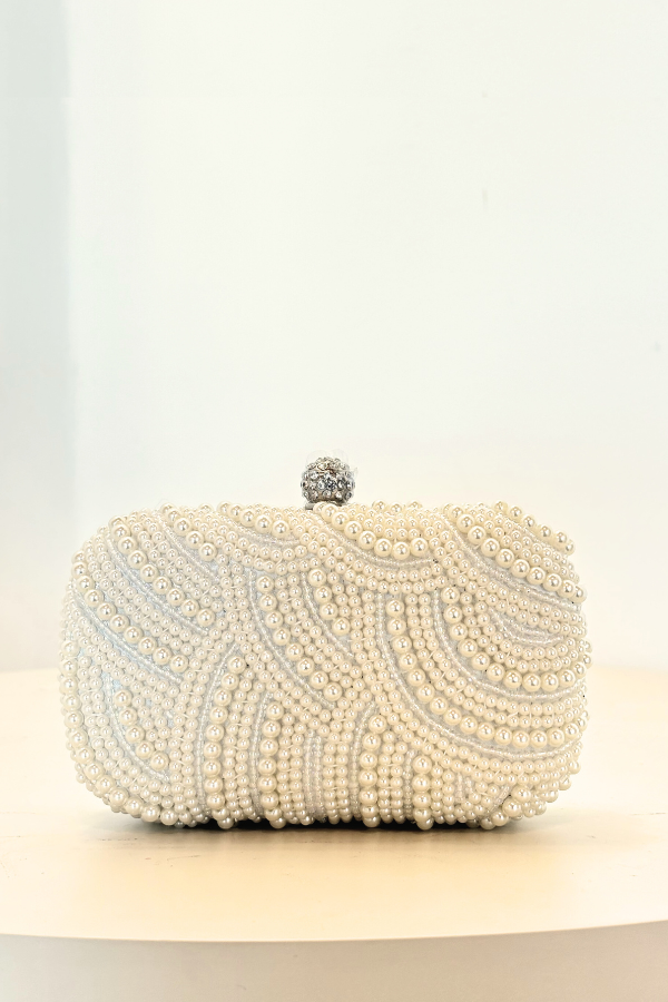 Mini Capsule Clutch - Pearl